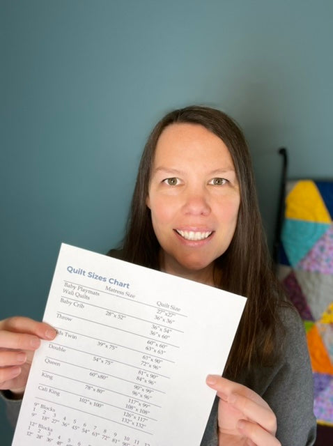 Quilt Size Chart