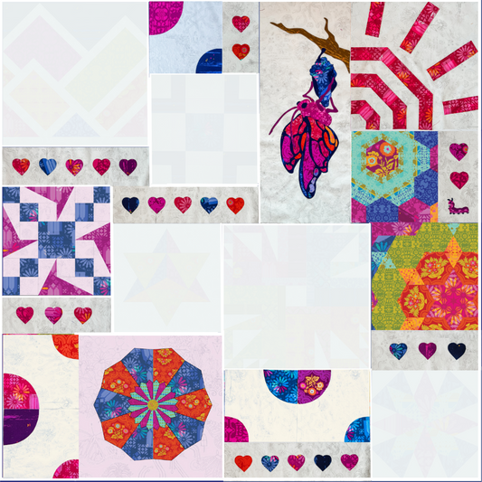 Sprout Filler Blocks, Option 2: Sweet And Simple Applique Hearts