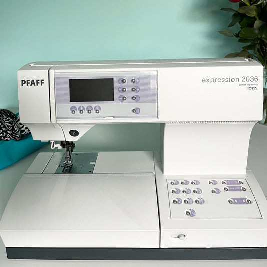 An older Pfaff sewing machine