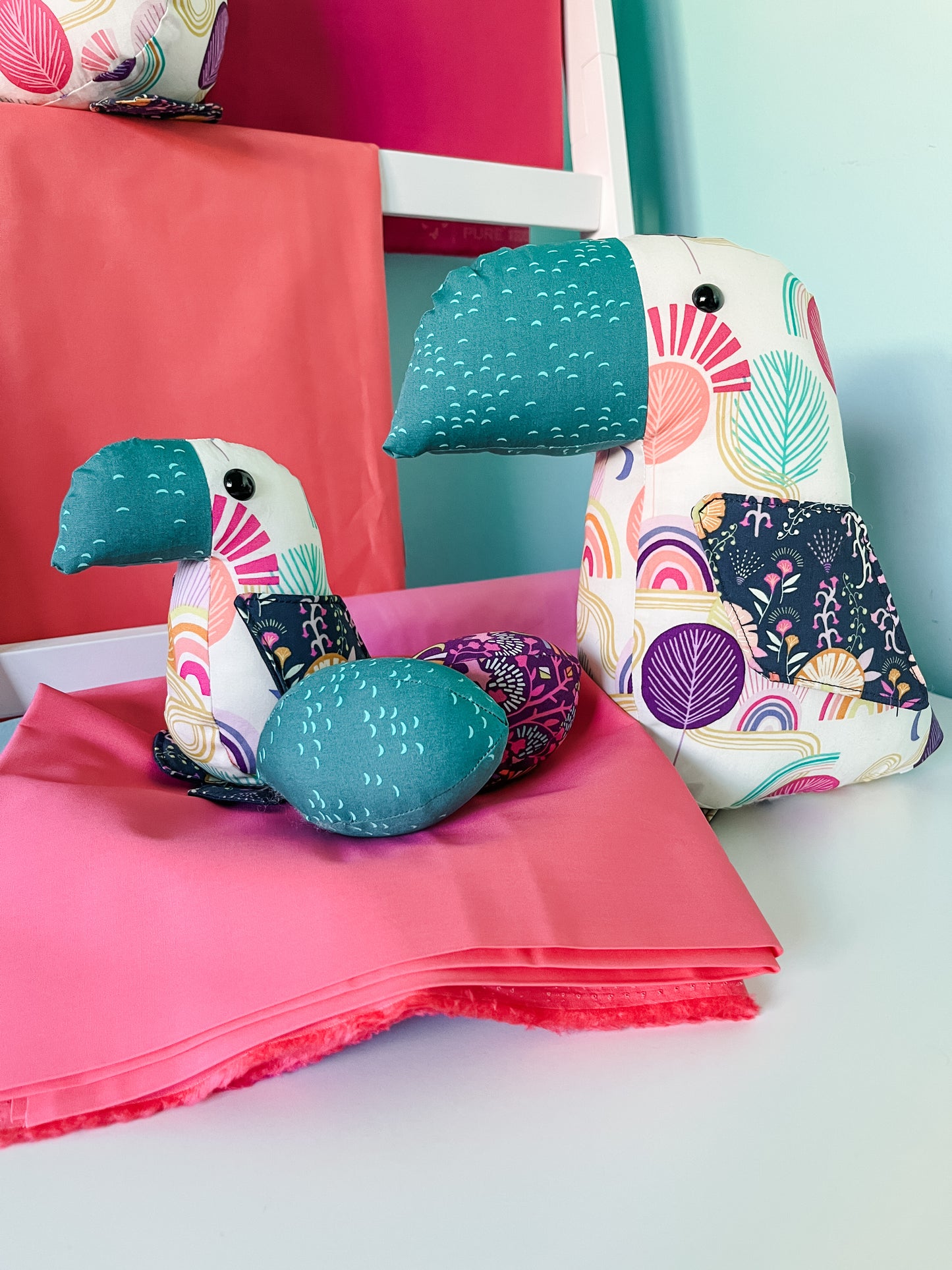 3 Toucan (Egg, Baby and Full Size) PDF Sewing Pattern Bundle, Digital Download