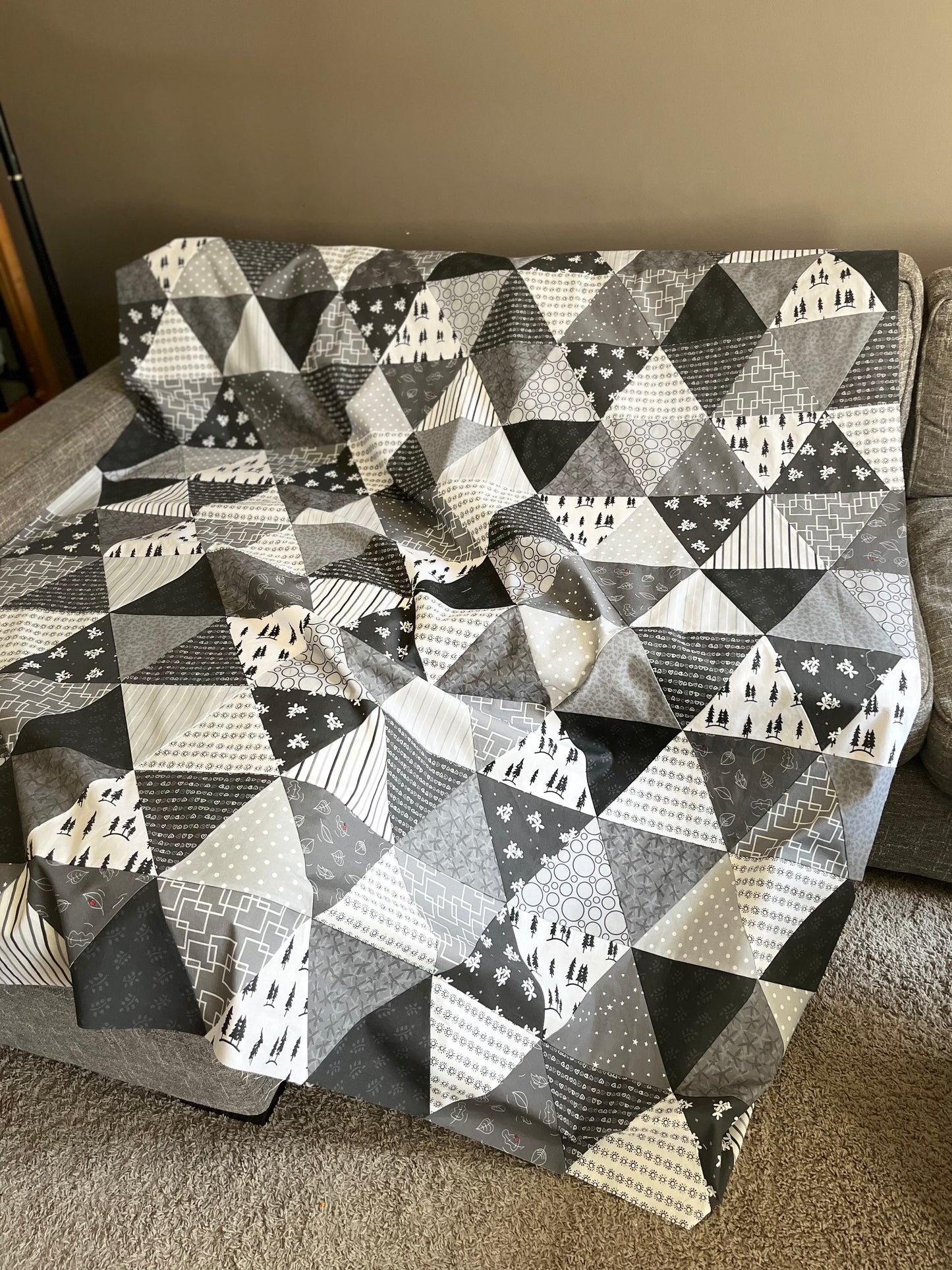 Triangles Together Quilt Kit